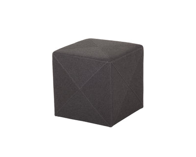 Ottoman cubique en tissu - plusieurs couleurs disponibles