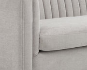 Disponible en octobre. Canapé au design classique - tissu beige, 100% polyester / Réservez ce produit >>