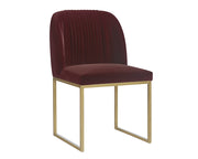 Chaise de salle en manger en velours offrant style et confort - plusieurs couleurs disponibles