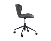 Chaise de bureau moderne - dossier capitonné et moulage incurvé pour un confort optimal - plusieurs couleurs disponibles