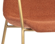 Chaise de salle à manger d'allure classique avec appui-bras - plusieurs couleurs disponibles