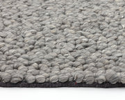 Tapis luxueux tissé à la main - mélange de laine épaisse - gris argenté - plusieurs grandeurs disponibles