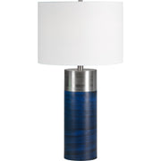 Lampe de table bleu